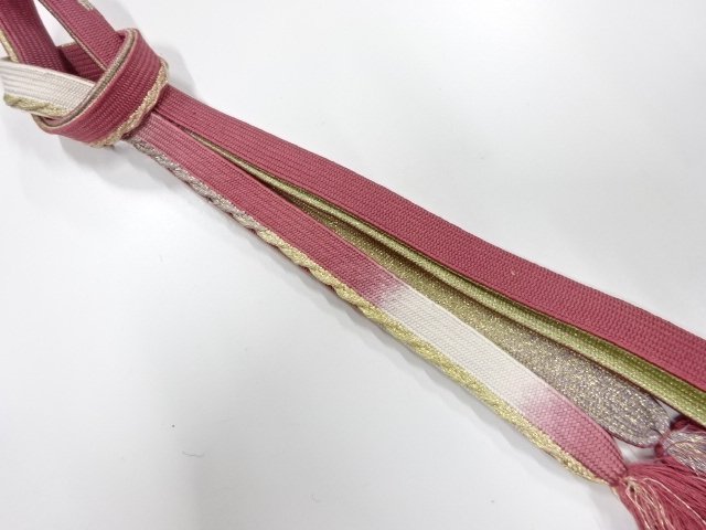 正絹　手組帯締め